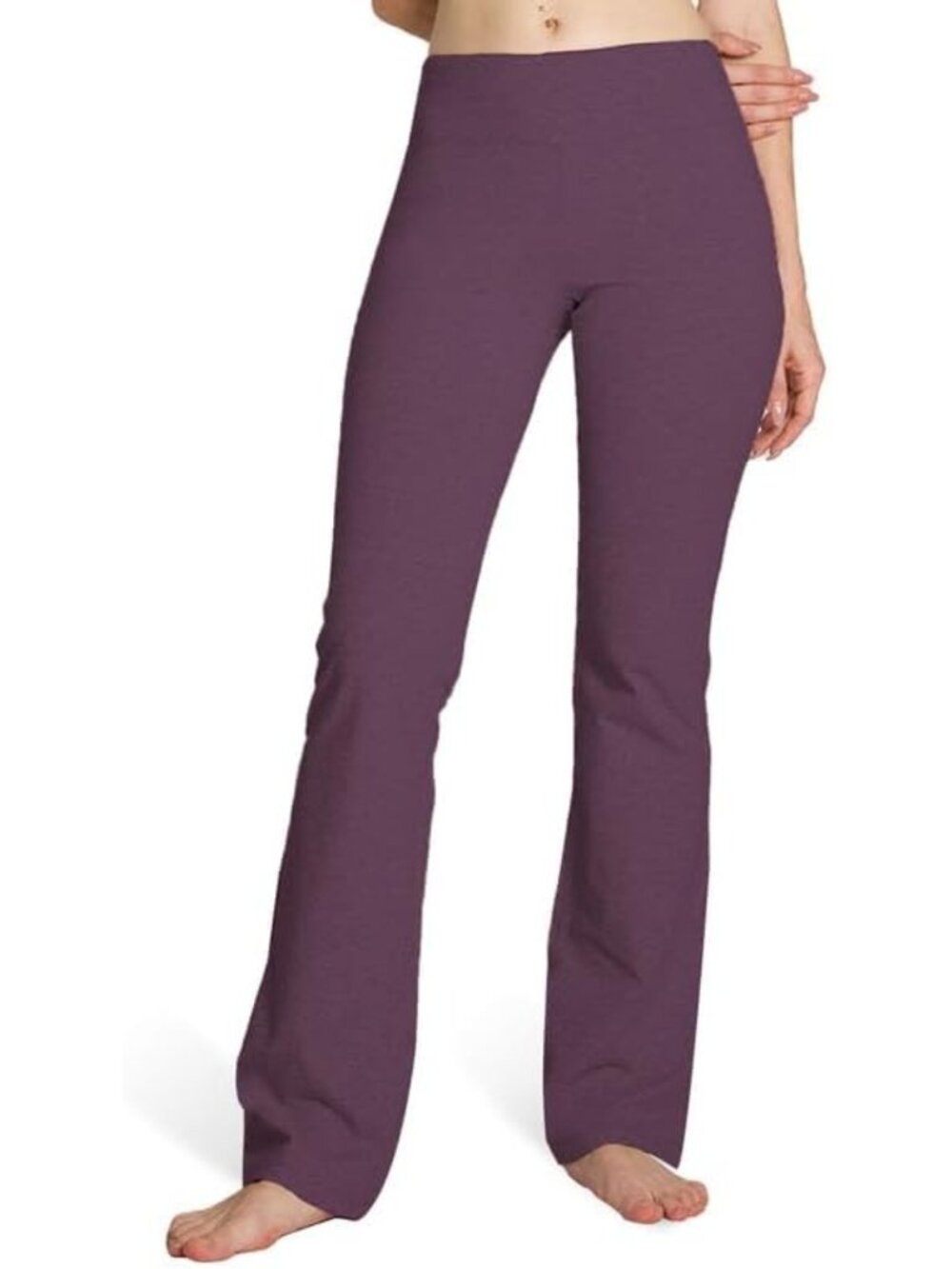 Cotton Bootcut Pants for Women, S-XXXL, 29''-35'' Inseam, Inner Pocket, Comfy